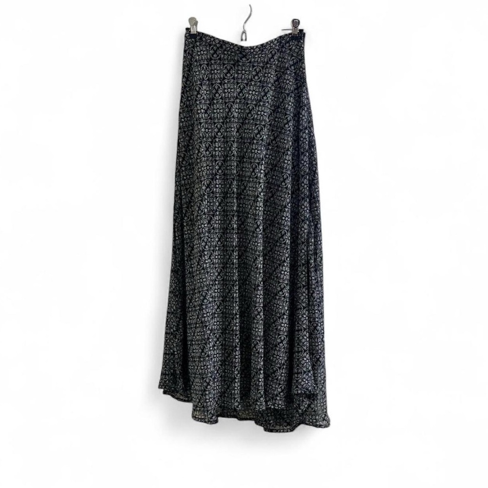 La Hearts Black Maxi Skirt